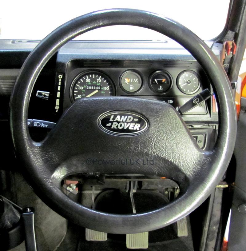 defender puma steering wheel
